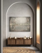 Obraz abstrakcja, 100x70 cm, ręcznie malowany