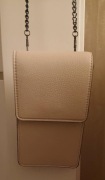 Nowa torebka na łańcuszku jasny beż