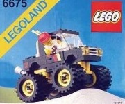 LEGO Town 6675 z 1988r. Road & Train 4×4