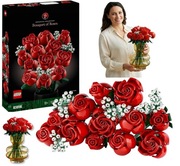 LEGO BOTANICALS BUKIET RÓŻ 822 ELEMENTY DZIEŃ KOBIET PREZENT DLA NIEJ 
