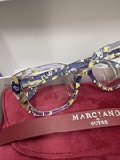 Oprawki korekcyjne Guess kolekcja Marciano niebieskie złote 