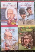 Wielcy i sławni 4 tomy Einstein Darwin Newton Wright
