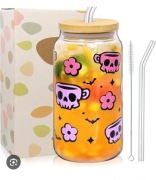 SZKLANKA NA HALLOWEEN KUBEK SZKLANY MODEL:C4-001 500 ML