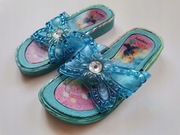 Klapki dziewczęce rozm. 31 NIEBIESKIE - 17,5 cm