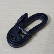 Kabel przewód SATA III 6GB/s PC kątowy wtyk 90stopni 50cm czarny HURT ilość