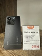 Smartfon Telefon Xiaomi Redmi Note 14 8/256GB czarny stan bdb gwarancja
