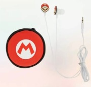 Słuchawki dziecięce z motywem Mario w etui