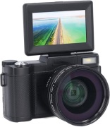 Przenośna Kamera Cyfrowa 4K z Obrotowym Ekranem 180° i Autofocusem