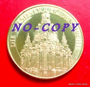 Drezno - Frauenkirche - Niemcy - Saksonia - Medal  Numizmatyzny 2005 rok .