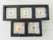 Beksiński KOMPLET 5 szt. srebrnych monet 1 oz HAMLET z błędem menniczym! 