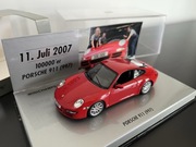 Porsche 911 997 Carrera S 100000 2007 1:43 Minichamps