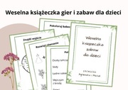 Książeczka weselna dla dzieci - gry i zabawy
