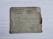 Bytom/Beuthen archiwalna koperta z dokumentem z 1927 roku (A) 