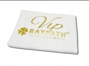 Sportowy ręcznik z nanosrebrem Raypath Duży Biały VIP 150x70 antybakteryjny