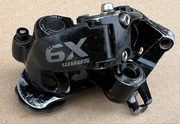 Przerzutka Tylna SRAM X9 10s TYPE 2.1 Exact Actuatio Krótki wózek SS Części