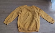 Żółty sweter pulower dla dziecka 98/104