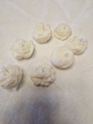 Zestaw mini ozdobnych kwiatków sojowych