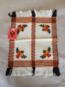 Kilim Wełniany Cepelia ZWW PRL – Bieżnik 40x45 Vintage Haft