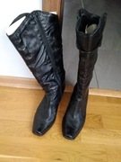 Sprzedam kozaki damskie skórzane 40r.