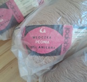 Włóczka Peonia 100% anilana 100g