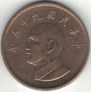 Tajwan 1 dolar 2006 - 20 mm - nr 2