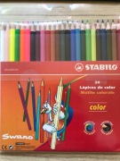 Kredki ołówkowe Stabilo Color etui 24 sztuk