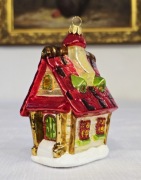 Bombki choinkowe 1szt. Chatka domek szklane ozdoby polskie bombki 