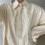 Stylish vintage elegant shirt tie Stylowa, elegancka damska krawatka