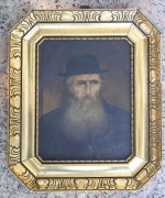 Obraz olejny, portret Żyda, J. Grodger