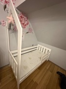 Łóżko dziewczęce + materac 