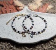 Bransoletka zodiakalna z kamieni dla Koziorożca | Koziorożec | rękodzieło