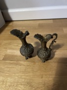 Mosiężne dzbanki dzbanuszki mosiądz antyk