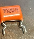 1uF 250V MPE 105K 2E  kondensator poliestrowy AUDIO