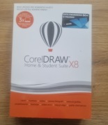 Corel Draw X8 Home & Student - oryginał, CD + licencje