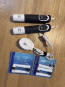 Zestaw 2x Szczoteczka Oral B Braun + końcówki