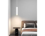 BOYIR Lampa wisząca tuba 30 cm Bianco