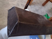 Zabytkowa stalowa blacha forma do pieczenia 41,5 x 24,5 x 6 cm