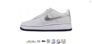 Buty damskie unisex chłopięce dziewczęce NIKE AIR FORCE  skórzane 