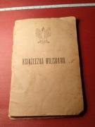 Książeczka wojskowa II RP oryginał dokument Półwieś Oświęcim Kraków 1924 WP
