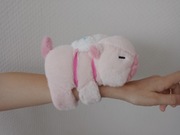 Maskotka, pluszak kapibara świnka na rękę różowa nowa