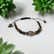 bransoletka OCHRONA- Tygrysie oko,turmalin. Idealna na prezent.