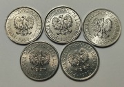 5 gr 1963, 65, 68, 71 i 72 - zestaw 5 monet, mennicze