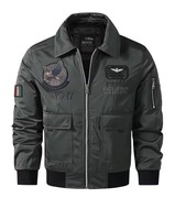 kurtka lotnicza wojskowa, taktyczna z futrzanym kołnierzem, kurtka bojowa