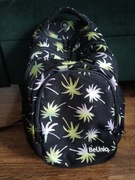 Plecak szkolny beuniq czarny palmy 