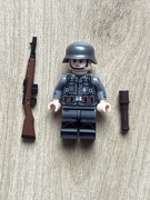Minifigurka ww2 Waffen SS żołnierz 3 Rzesza jak Lego karabinek k98