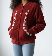 Bluza bomberka welurowa/ vintage 