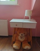 Biała toaletka szafka nocna Jysk