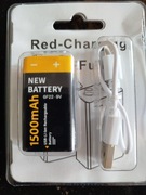 Akumulatorek 9V - 6F22 1500mAH
