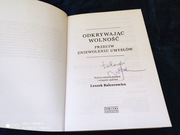 Leszek Balcerowicz - Odkrywając Wolność + autograf /nowa