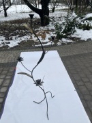 Metalowy Świecznik Ozdobny